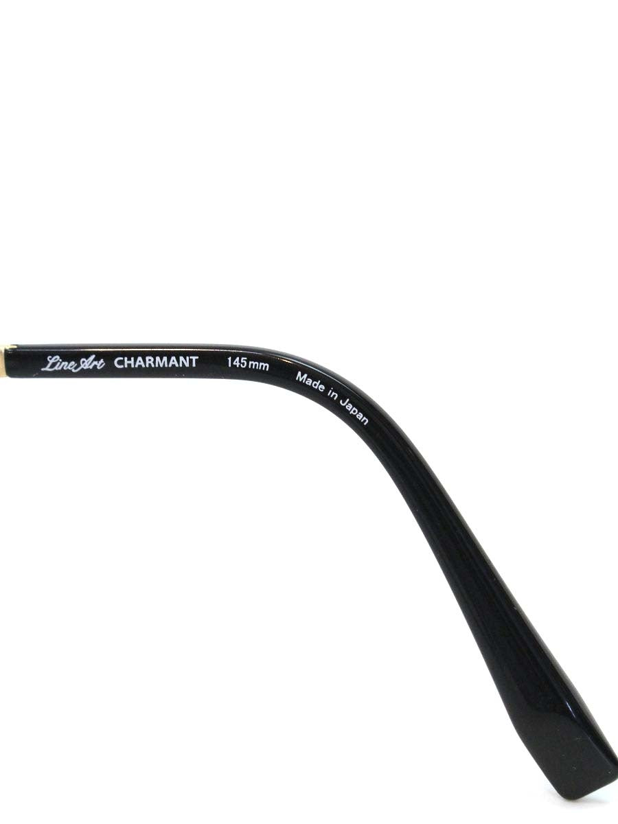 ラインアートシャルマン XL11101 メガネ ブラック チタン ウェリントン ITBO89863FNO