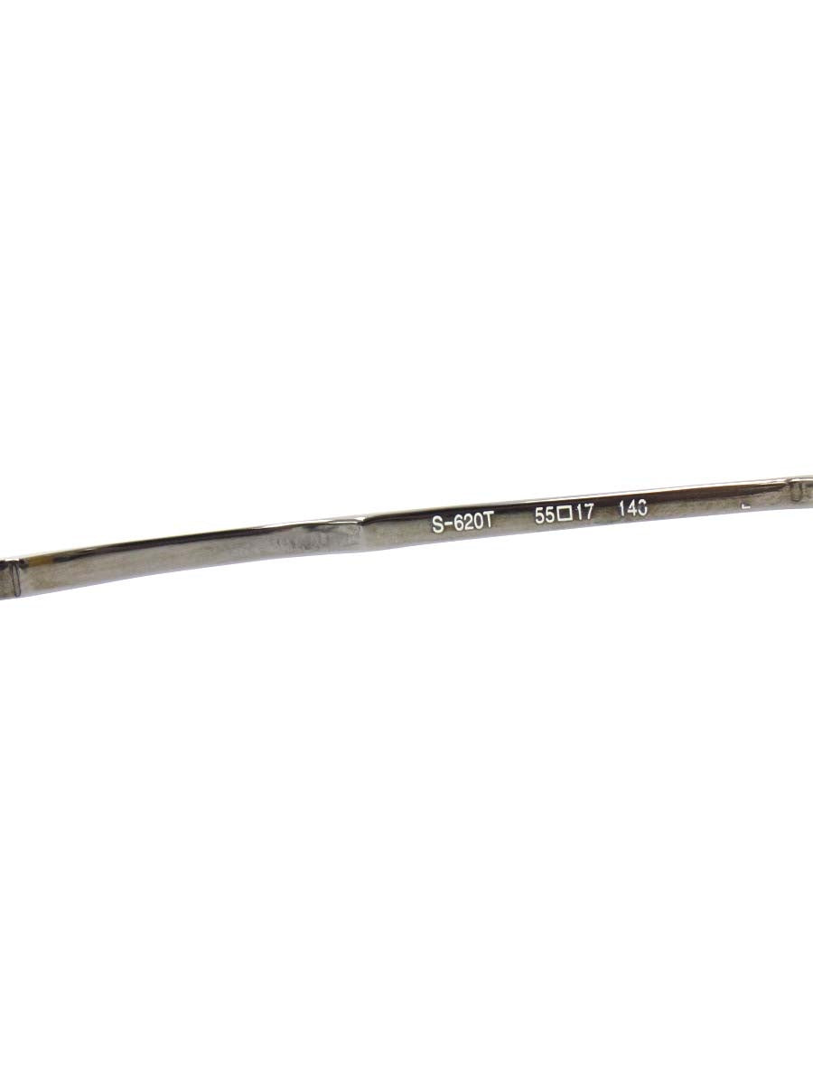 フォーナインズ S-620T メガネ メタルシルバー/ライトブラウン メタルフレーム フルリム スクエア ITKFOHS7WFFU