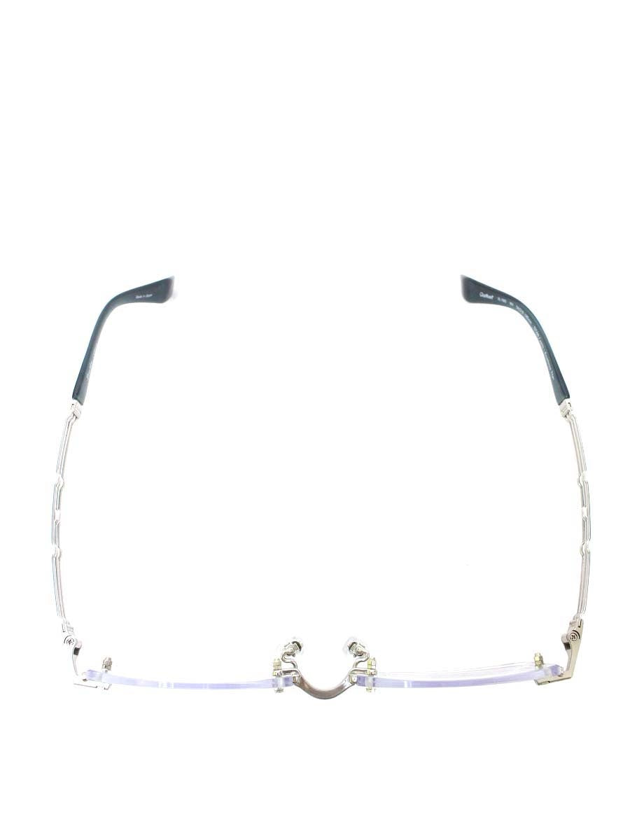 ラインアートシャルマン Forte XL1085 メガネ シルバー/ブルーグリーン リムレス エクセレンスチタン IT9XIK419CJW