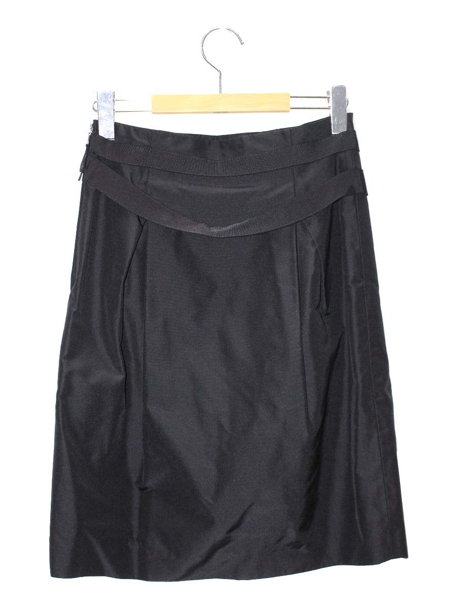 フォクシーブティック 26622 スカート 40 ブラック リボン ITNMMX63ETOY 【SALE】