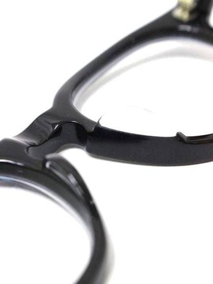 角矢甚治郎 其参拾五 10金飾り イ メガネ ブラック セルフレーム フルリム ウェリントン IT69219L6HAS 【SALE】