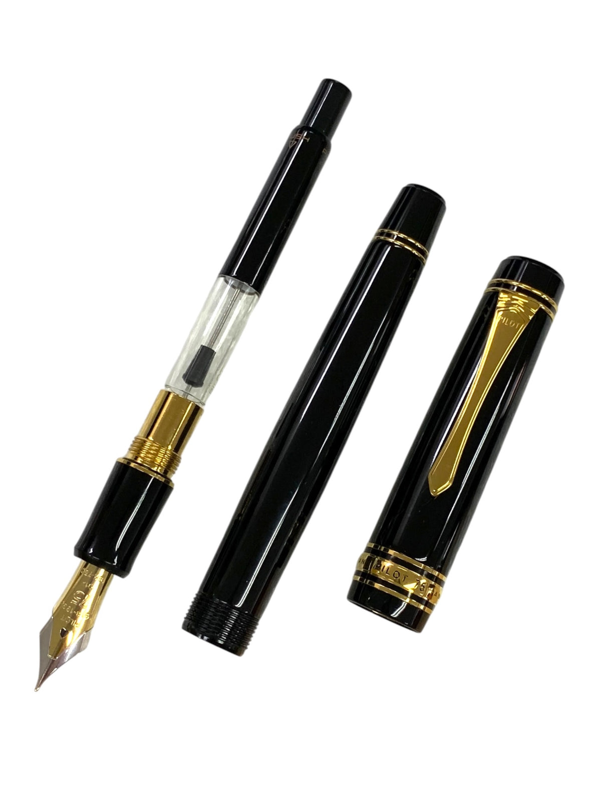 パイロット 万年筆 創立75周年記念万年筆 ブラック M 18K ITESSLAM2ZIG