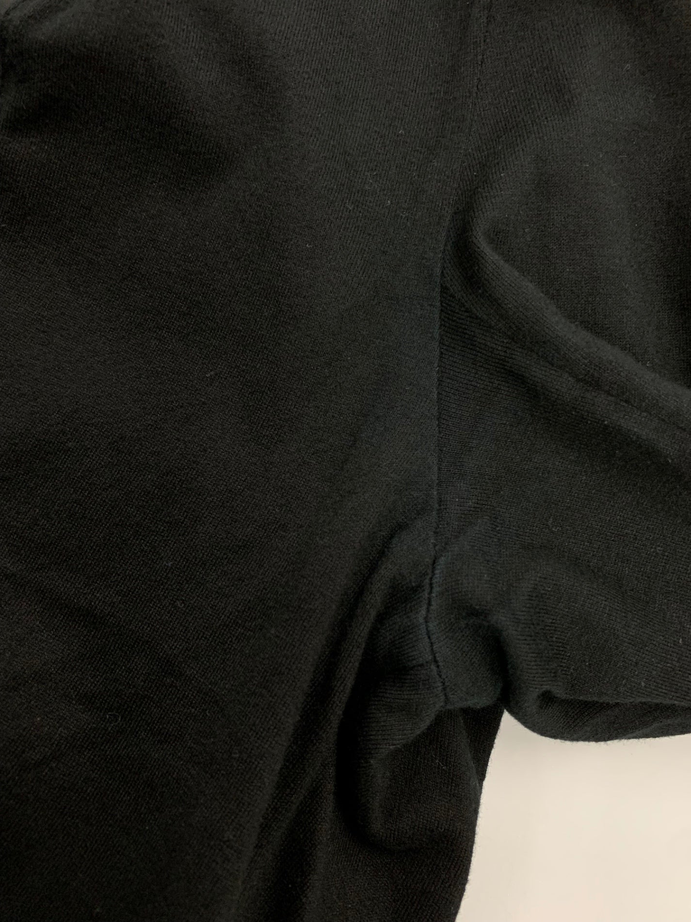 シシ ジャケット S ブラック ノーカラー ダブルジップ IT7UHP6Z17GR