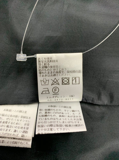 エムズグレイシー 411516 ワンピース 40 グレー カメリア リボン ITHQWIIP1QAA