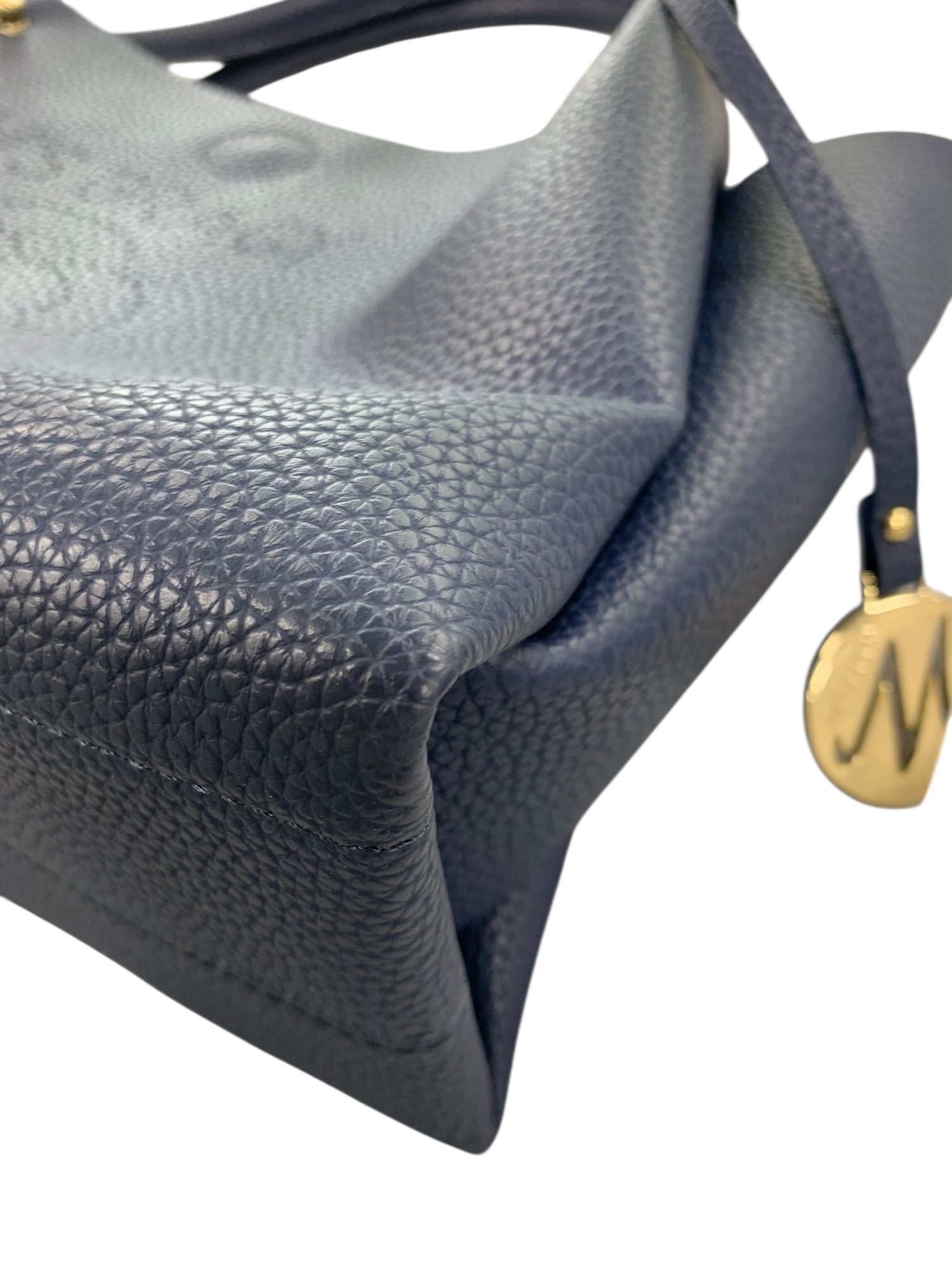 エムズグレイシー Punching Bag 994310 ハンドバッグ ブルー