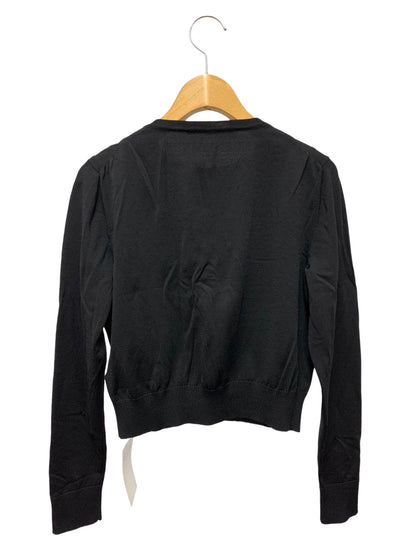 レオナールファッション 0377743 カーディガン 38 ブラック 立体 刺繍 ビジュー ITKNF4DJK3OC