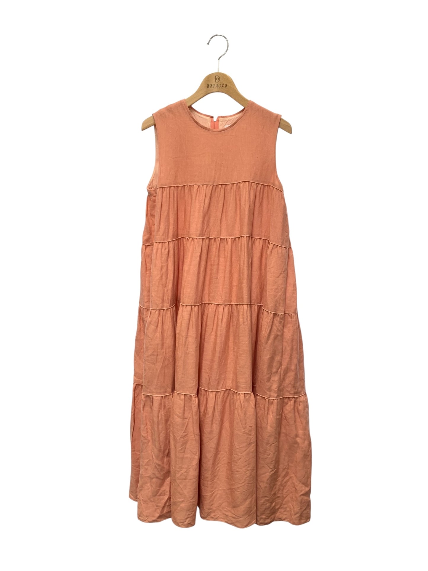 フォクシーブティック Dress Eze 42828 ワンピース 38 ピンク 麻 リネン ITMAEVZPQFVC
