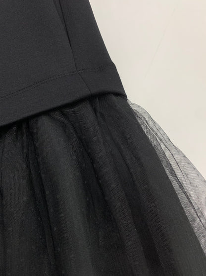 アディアム Parfait Dress パルフェドレス 45063 ワンピース 0 ブラック 切替 ITIE0L0T5DJK