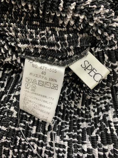 スペッチオ 471-505 ワンピース 40 ブラック プリーツ ノースリ ITONPB5M85JM