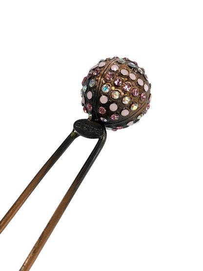 アッカ コーム かんざし ゴールド ラインストーン ITLFUR4FBHCS