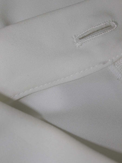 エムズグレイシー 110111 カットソー 40 ホワイト パフスリーブ リボン ITFWKTU8GW7Q