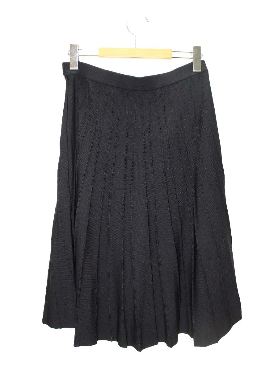 ルネ 6712620 スカート 38 ブラック ニット フレアー ITWKLXDUNZAE 【SALE】