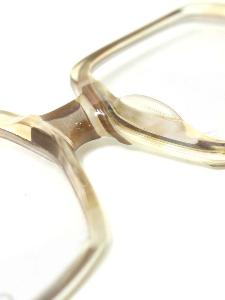 カザール MOD305 メガネ ブラウン コンビフレーム スクエア ITF87SU3SVXW