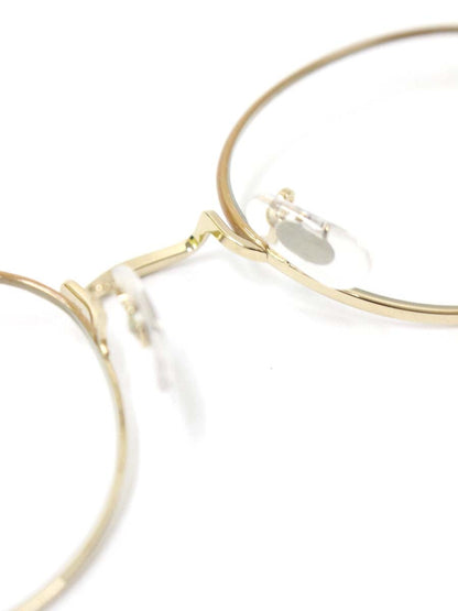 アンティミテ INE-1005 メガネ ゴールド/ミルクピンクハーフ INTIMITE BY EYEVAN アイヴァン メタルフレーム フルリム ラウンド ITAYM1K1SGSC