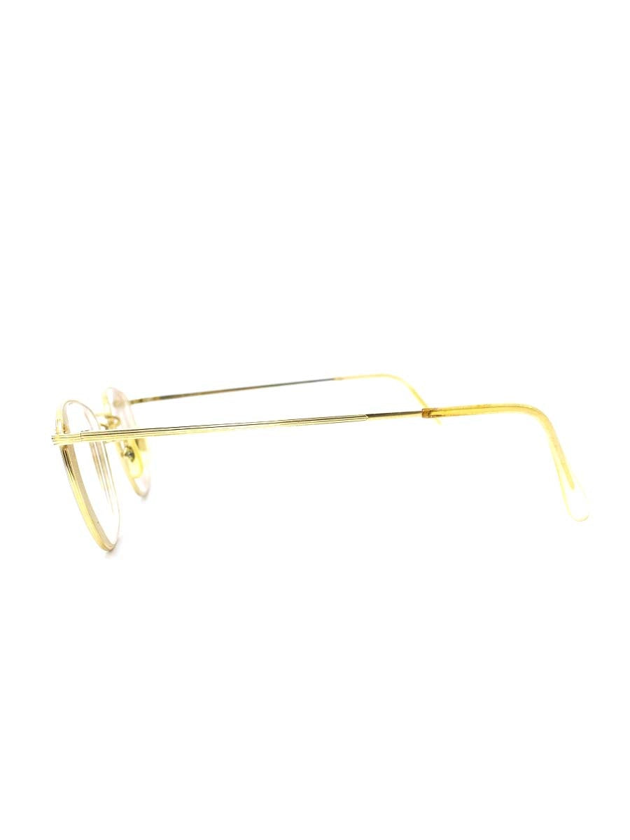 白山眼鏡店 2B4 メガネ ゴールド メタルフレーム ボストン IT2DFPO0OLE6 【SALE】