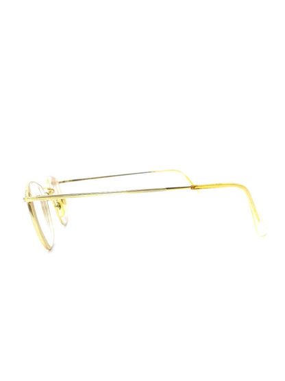 白山眼鏡店 2B4 メガネ ゴールド メタルフレーム ボストン IT2DFPO0OLE6 【SALE】