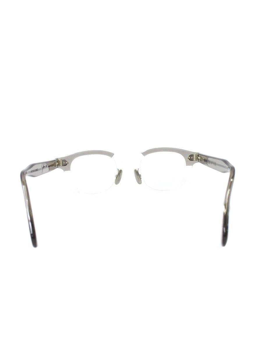 ジュリアスタートオプティカル AR PL-001T メガネ グレー/クリア ウェリントン ブロウ ITB29VTTA4LZ