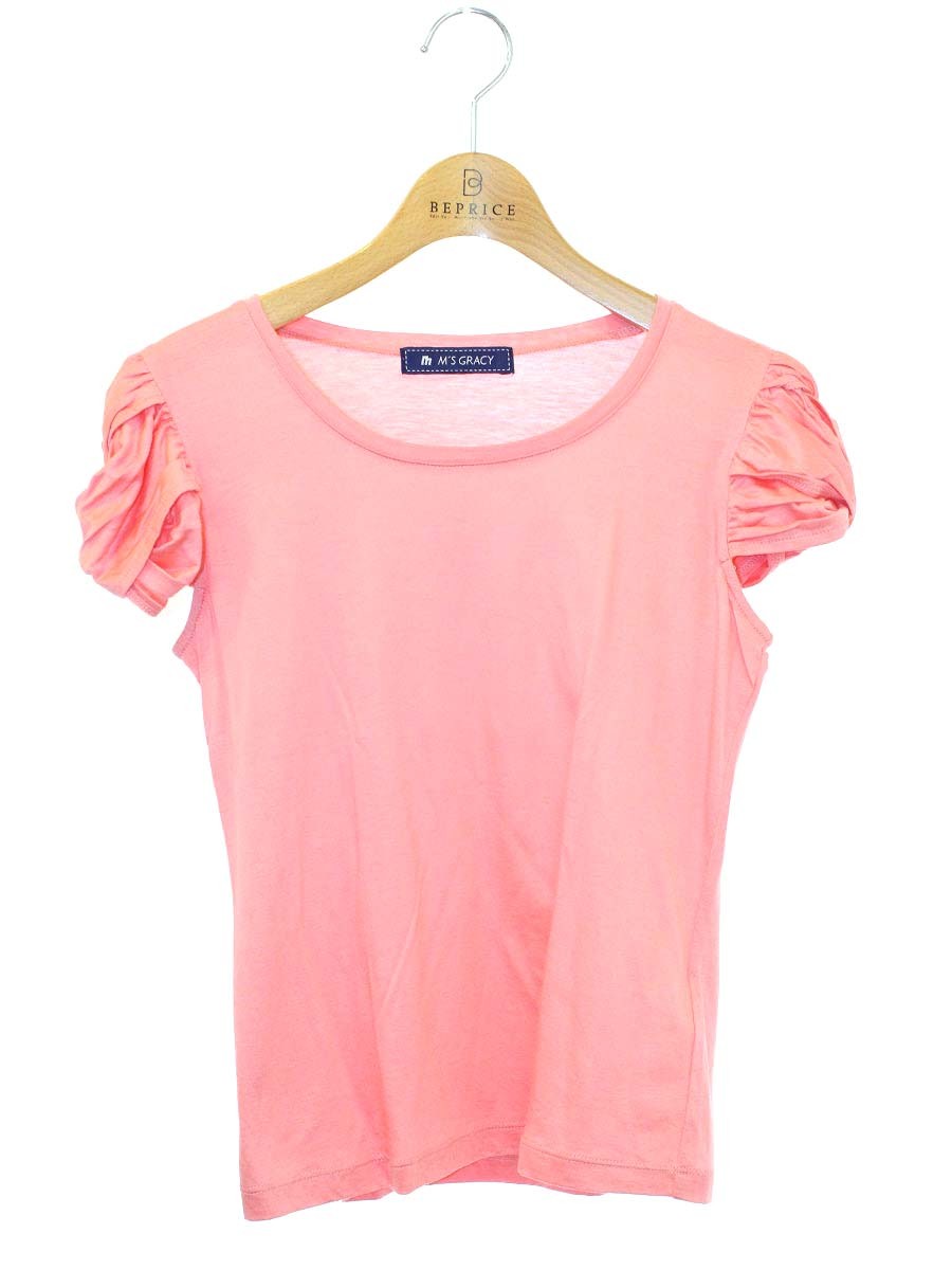 エムズグレイシー 025340 Tシャツ カットソー 38 ピンク ITWQPDUF80SC
