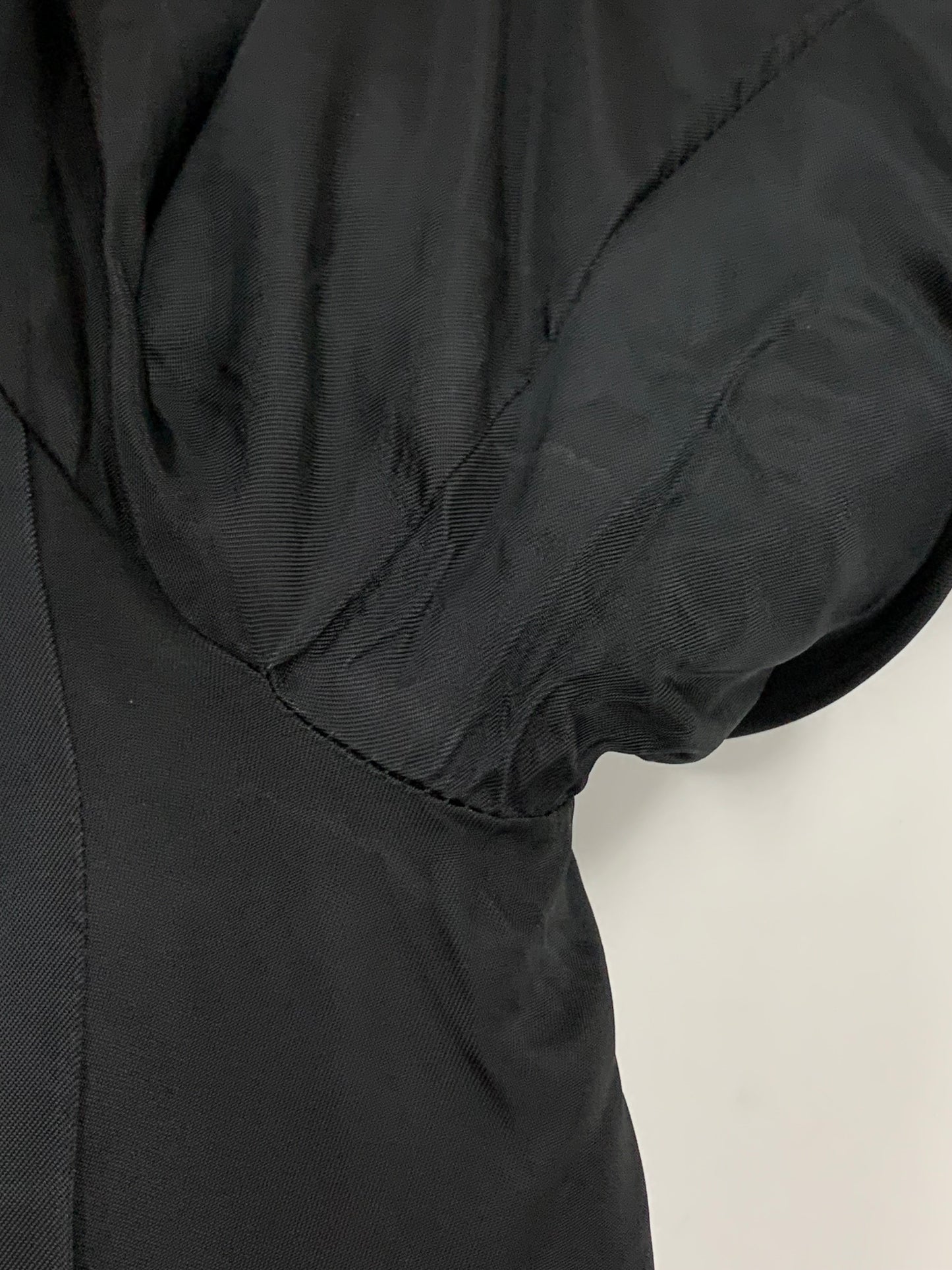 トゥービーシック W5B54-237-09 コート 40 ブラック アルパカ混 フォックファー付 IT0WX3U0O9HW