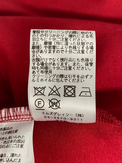 エムズグレイシー 815518 パーカー 38 レッド フード 花 IT1NRZQIPI16
