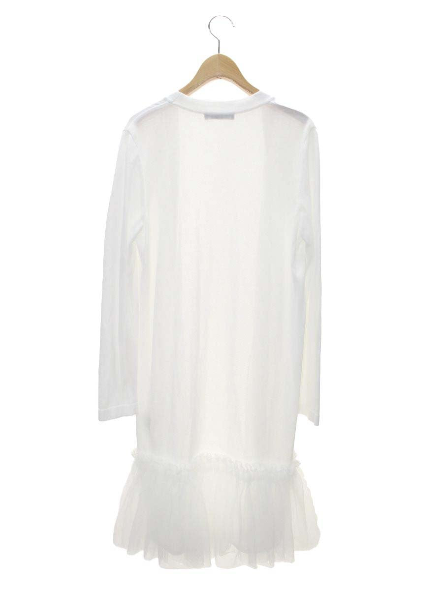 ルネ 5122040 カーディガン 34 ホワイト チュール ロング ITX3V0MHF954