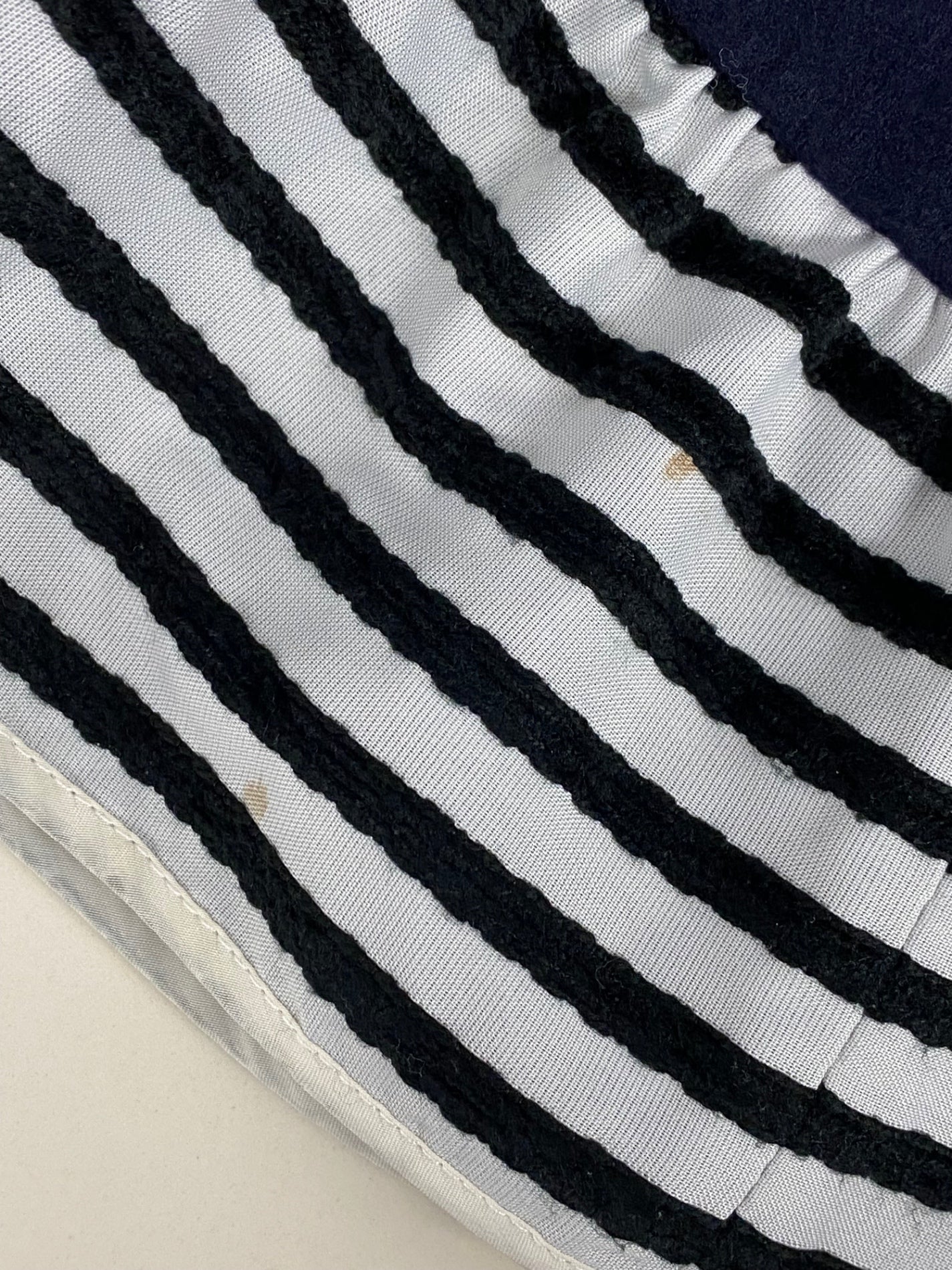 ボーダーズアットバルコニー  WOOL JERSEY DRESS BD1821-2K-09 ワンピース 36 ネイビー ITJDPBK7ZZ6K