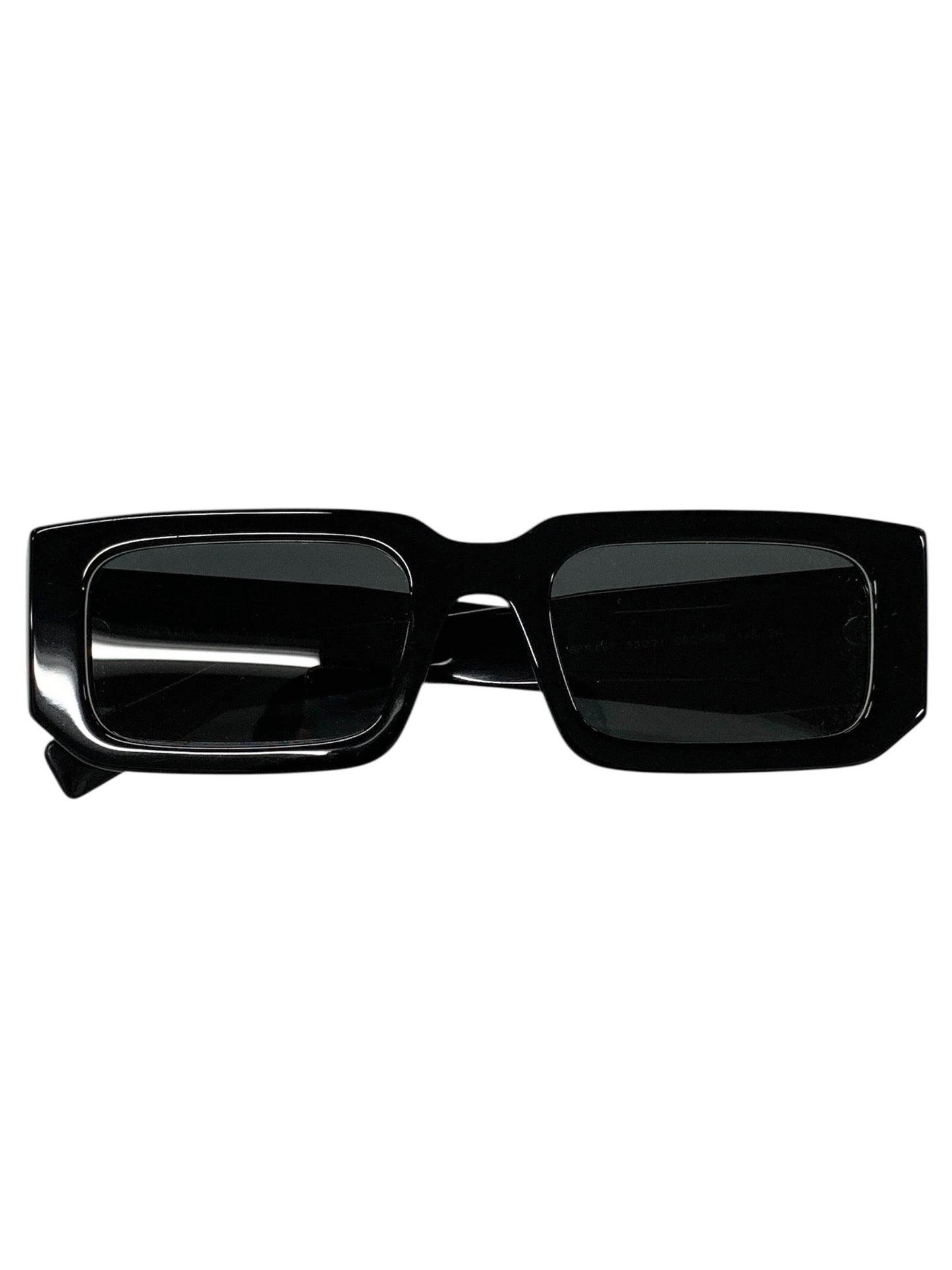 プラダ SPR06Y サングラス ブラック 16K2K1 ロゴ セルフレーム フルリム スクエア ITXNU3NZSSH8 【SALE】