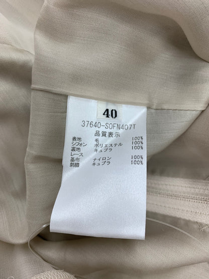 フォクシーブティック ドレス マリーゴールド 37640 ワンピース 40 ベージュ IT2BKL23XIEK