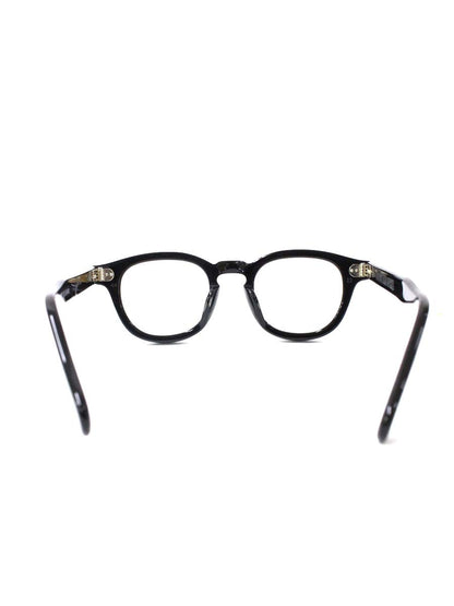 ジュリアスタートオプティカル PL-001A AR メガネ ブラック セルフレーム フルリム ウェリントン 44-22 ITT4Y641I52Q