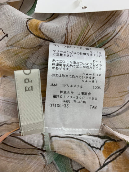 エポカ ウォーターカラーフラワープリント M5M23-529-14 ブラウス 40 オレンジ ラッフル ITQK1O53OXG8 【SALE】