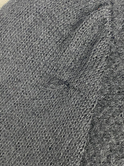 エムズグレイシー 018563 カーディガン 40 ブラック モヘヤ混 ボレロ IT0X7D99UDHG