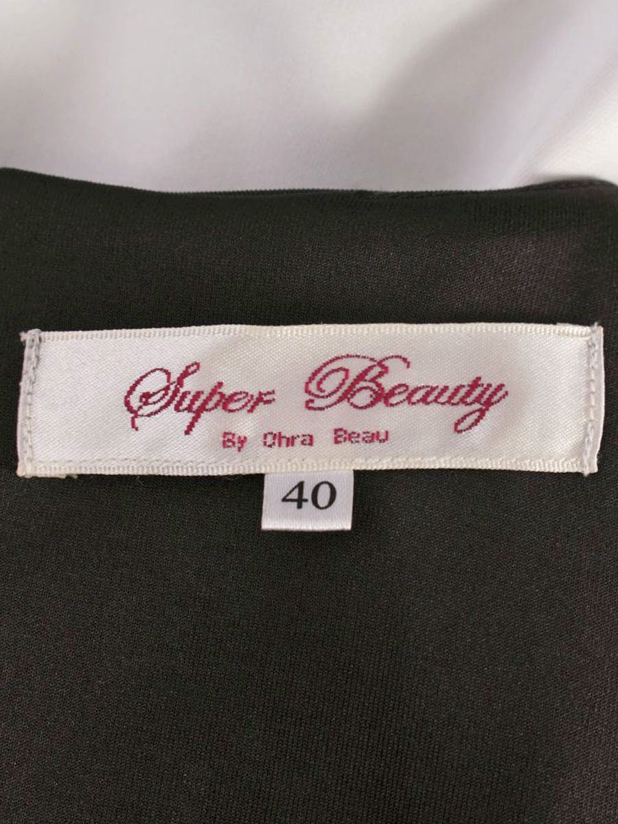 スーパービューティー ワンピース 40 ブラック フラワープリント ITO671S323BC