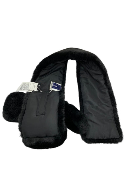 エムズグレイシー 296508 マフラー ブラック わんちゃん フェイクファー ITGUB2NMBQ48