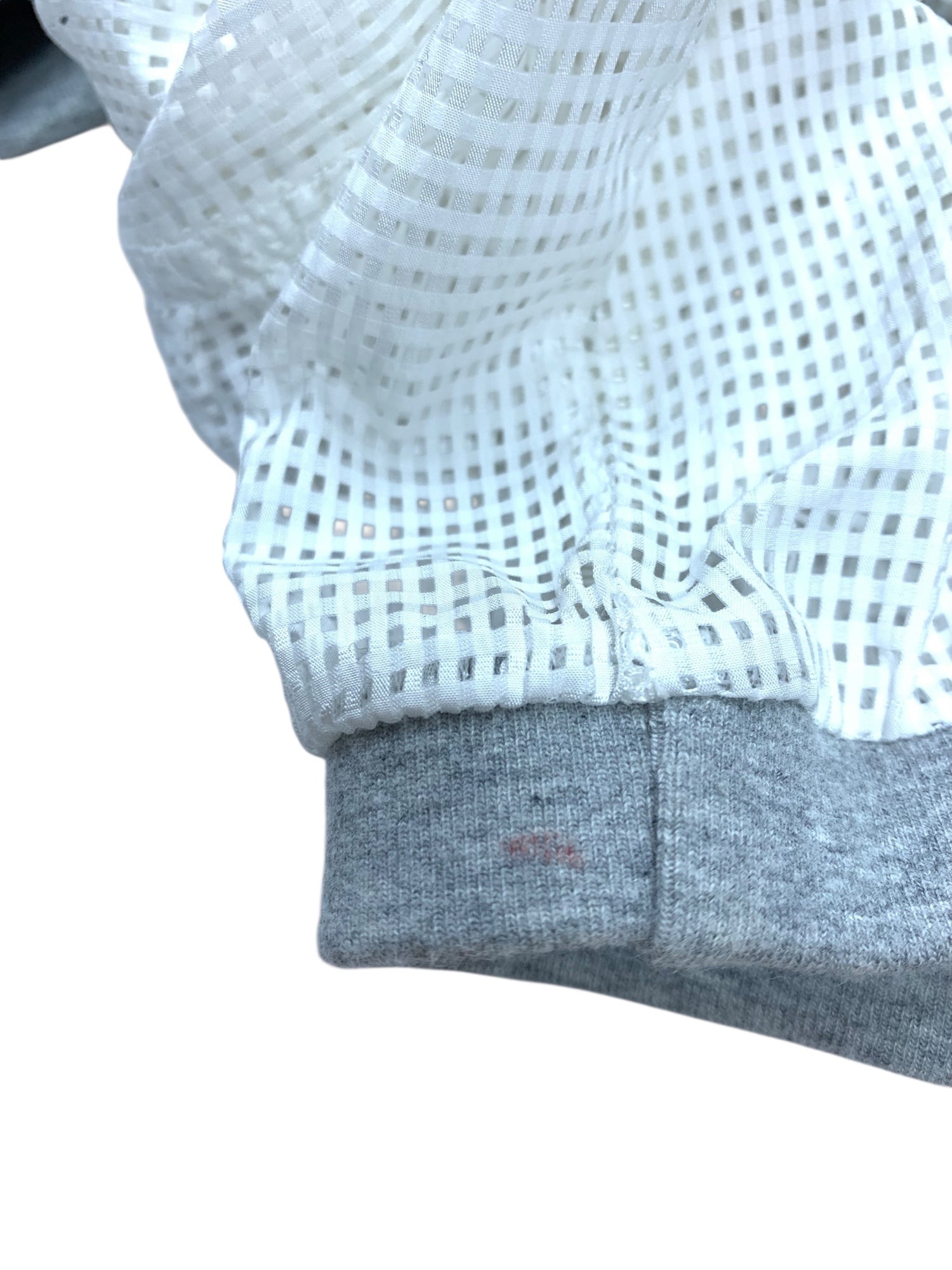 モンクレール MAGLIA CARDIGAN 510938490100 XS グレー ダブルジップ フード メッシュ IT80HXO2AVY0 モンクレール MAGLIA CARDIGAN 510938490100 XS グレー ダブルジップ