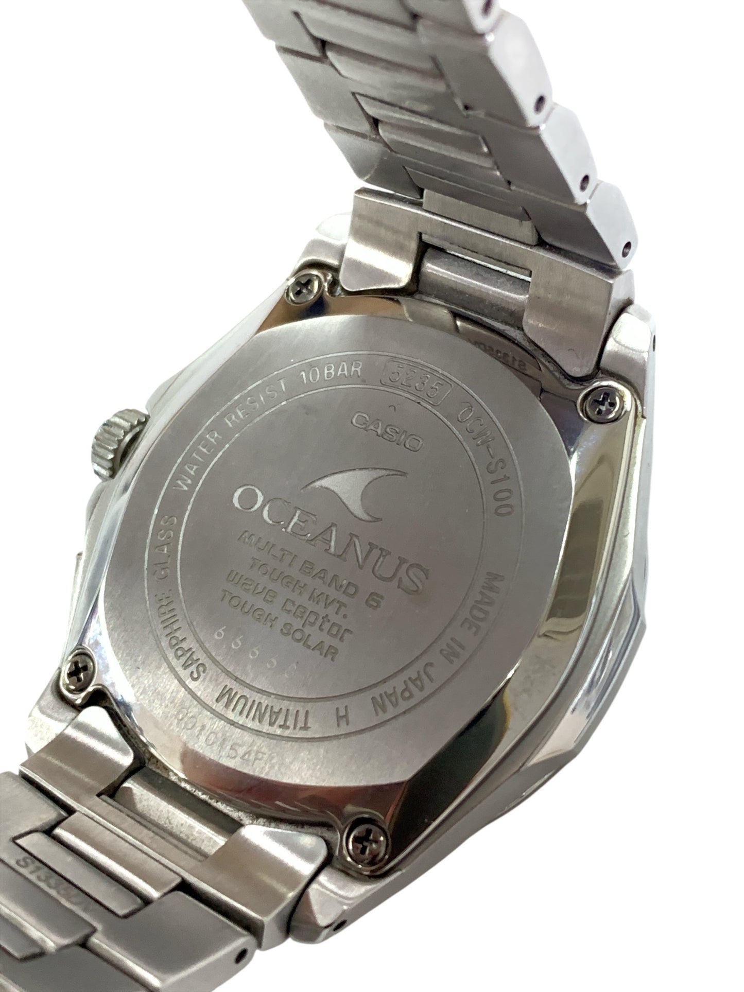 カシオ オシアナス OCEANUS OCW-S100 時計 シルバー ソーラー 電波時計 タフムーブメント スマートアクセス IT1YZUIAEDUO