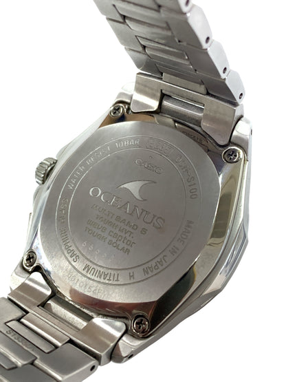 カシオ オシアナス OCEANUS OCW-S100 時計 シルバー ソーラー 電波時計 タフムーブメント スマートアクセス IT1YZUIAEDUO