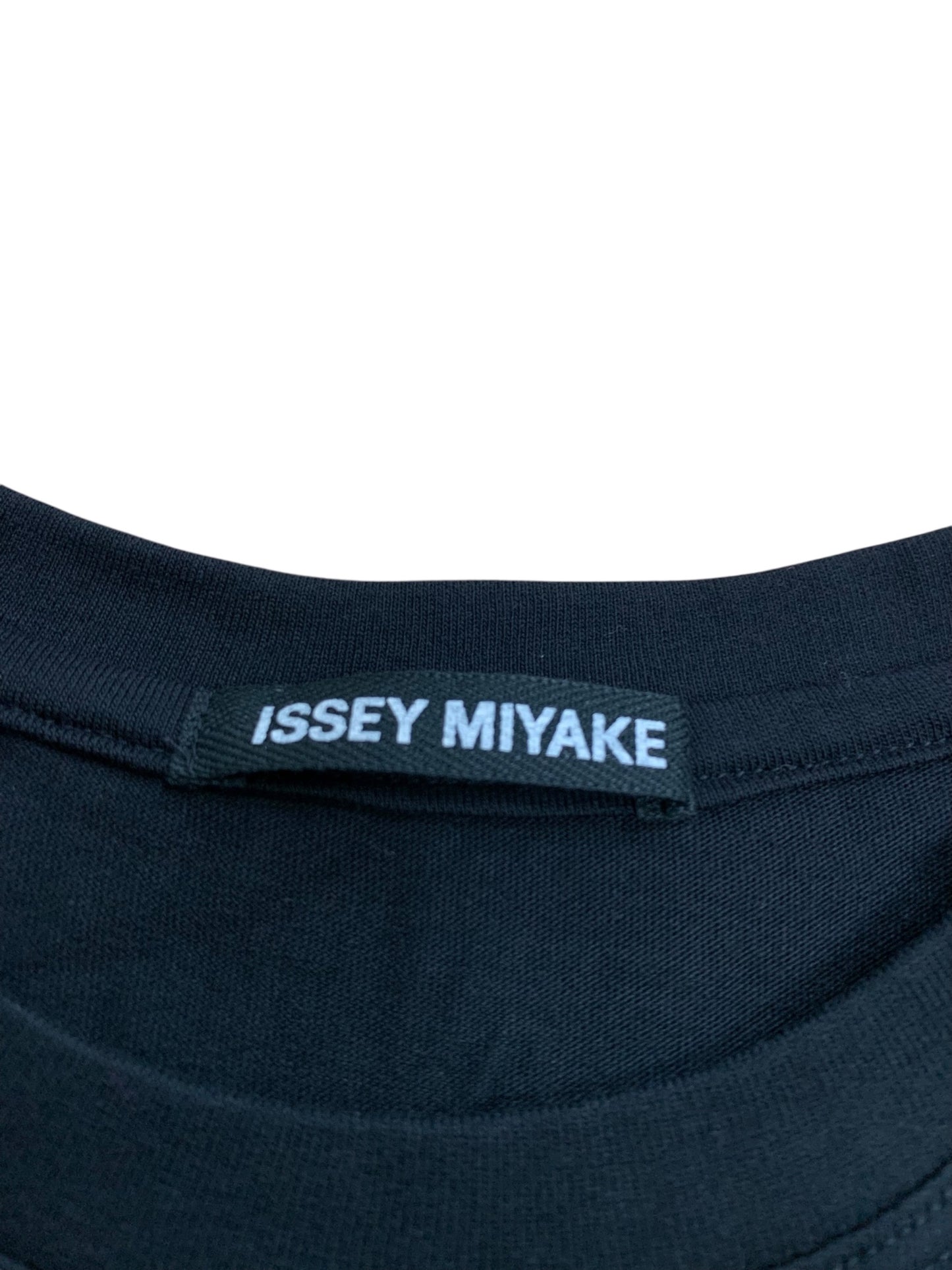 イッセイミヤケ ME13JK002 Tシャツ 2 ブラック クルーネック ITSV3TF2D83K