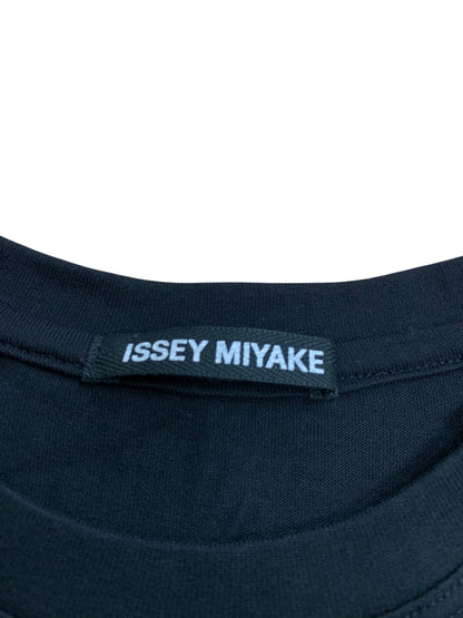 イッセイミヤケ ME13JK002 Tシャツ 2 ブラック クルーネック ITSV3TF2D83K