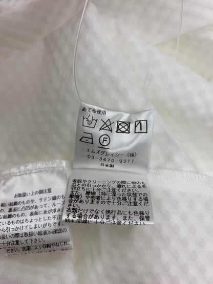 エムズグレイシー 415340 トップス 40 ホワイト リボン IT66HG2TJF40