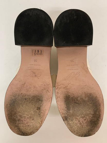 ロジェヴィヴィエ ローファー 36 アイボリー レンジャー パテントレザー クリスタル ITGKLDAU37IO