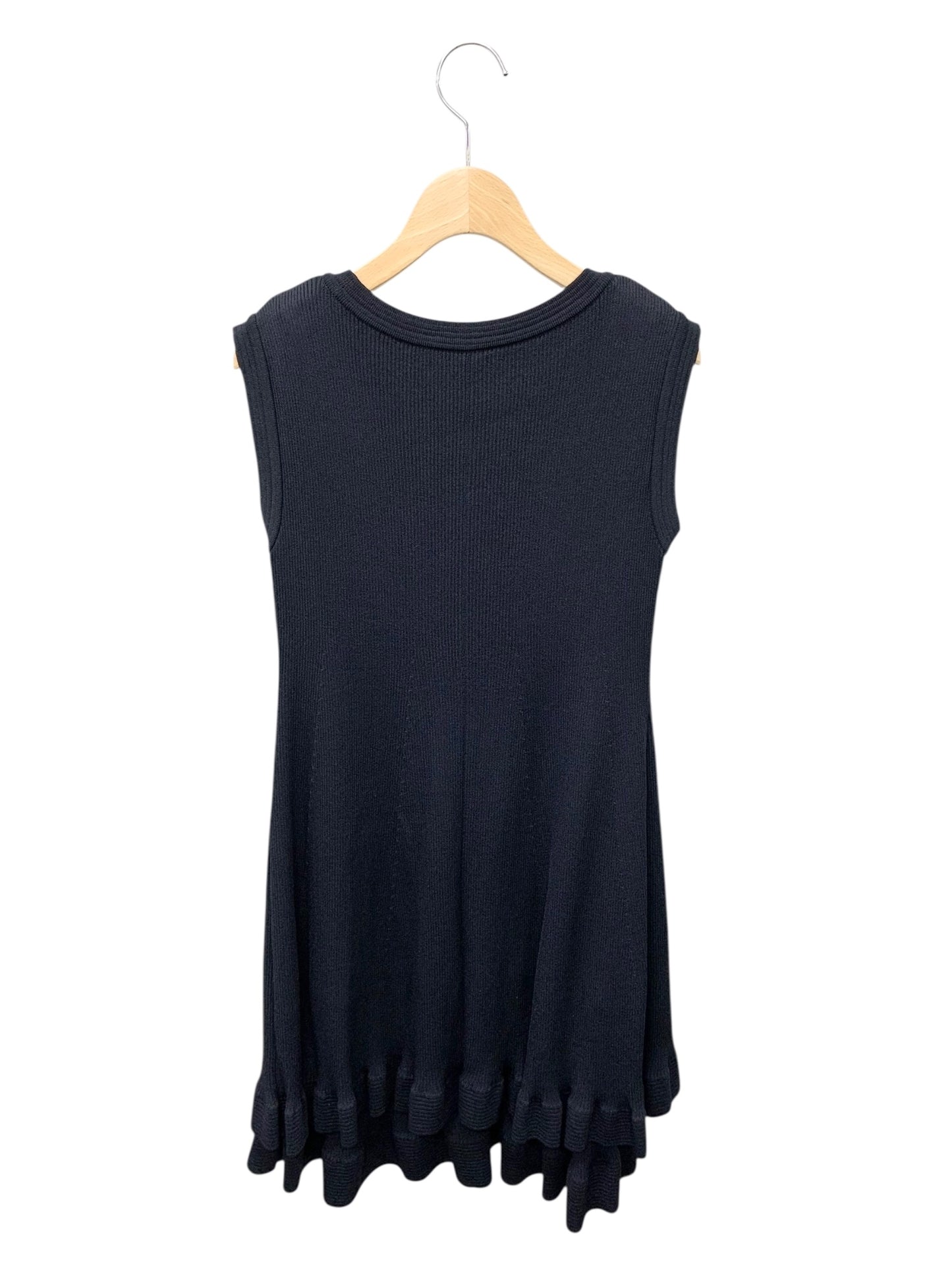 ルネ basic 5912060 ワンピース 36 ネイビー ティアード ニット ITS417BVTV9K