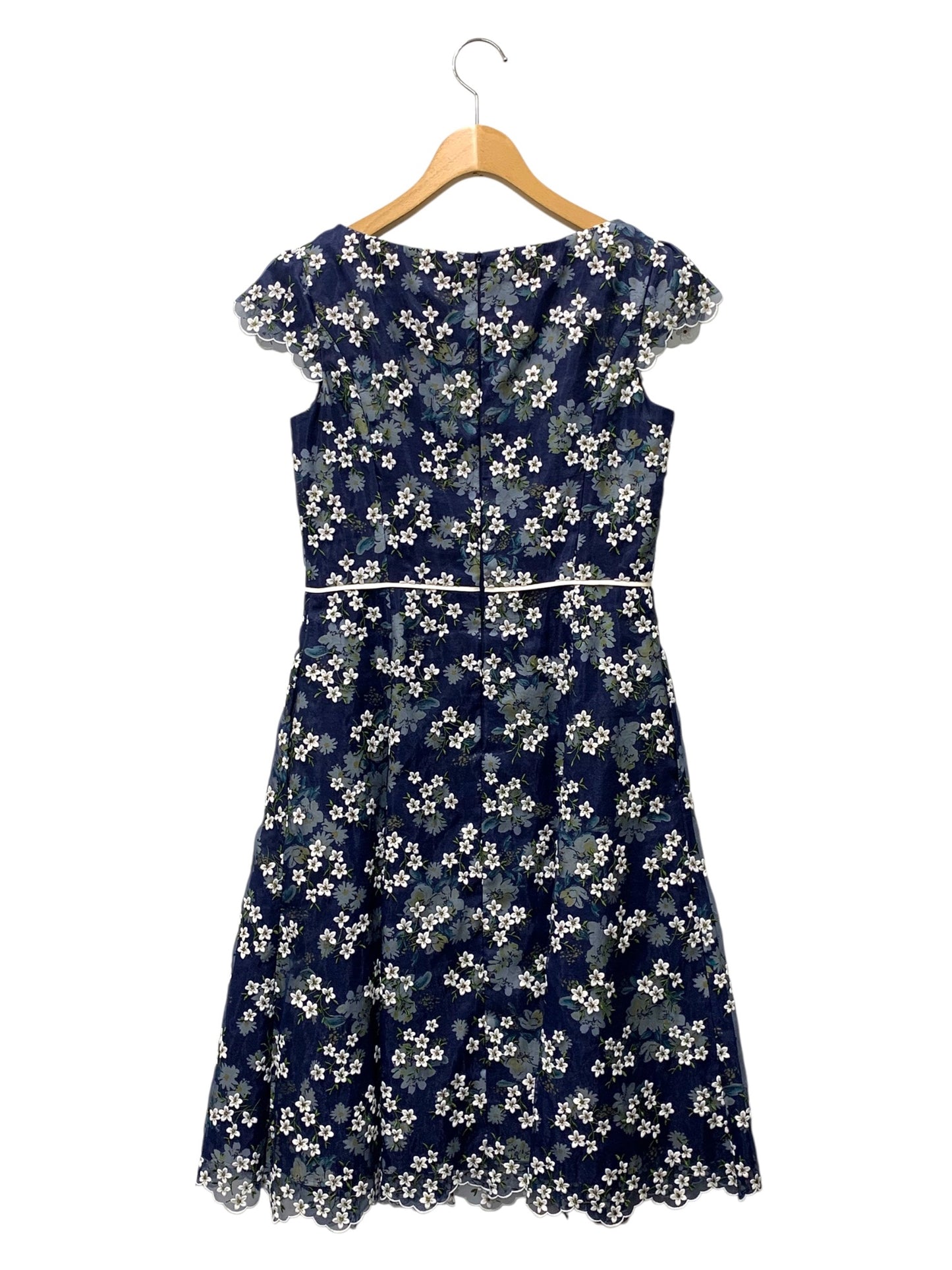 トッカ STARRY NIGHT スターリーナイト 受注生産品 OPTOIZ0900 ワンピース 2 ネイビー フラワーモチーフ 刺繍 ITLJTWN1SFIQ