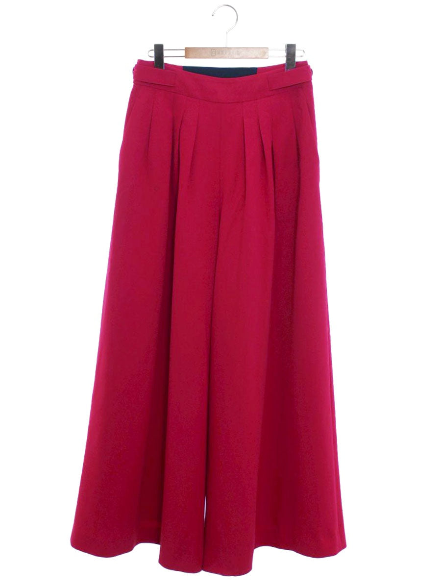 アドーア ミドルジョーゼットワイドパンツ 531-9230110 38 レッド IT54AYUO689K