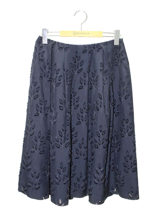フォクシーブティック Skirt 40154 38 ネイビー ITBLHNTQH2VE