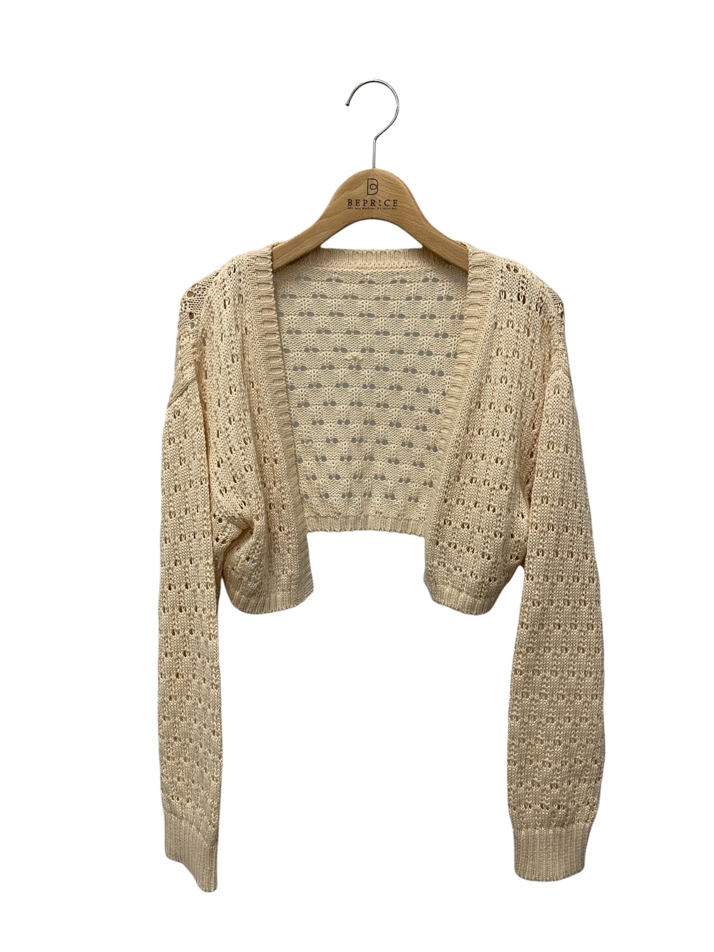 フォクシーブティック Cardigan Mila 44630 カーディガン 38 ベージュ シルク混 ITB6JGN8KDNK