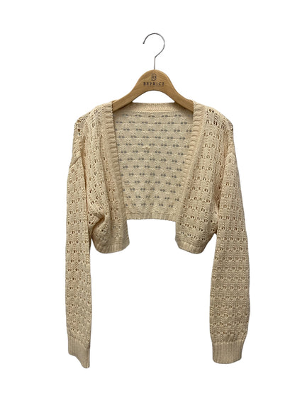 フォクシーブティック Cardigan Mila 44630 カーディガン 38 ベージュ シルク混 ITB6JGN8KDNK