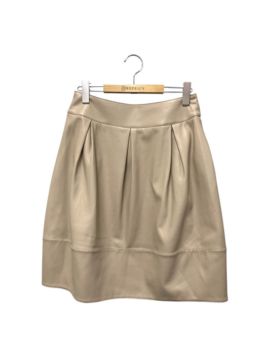 ルネ 5934220 スカート 38 ベージュ フェイクレザー ITKY3LQV2PTW