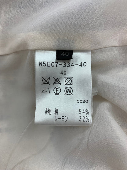 トゥービーシック W5E07-334-40 W5S11-334-40 スカートスーツ 40 ベージュ ジャケット スカート ツイード ITFONZY6NKIK
