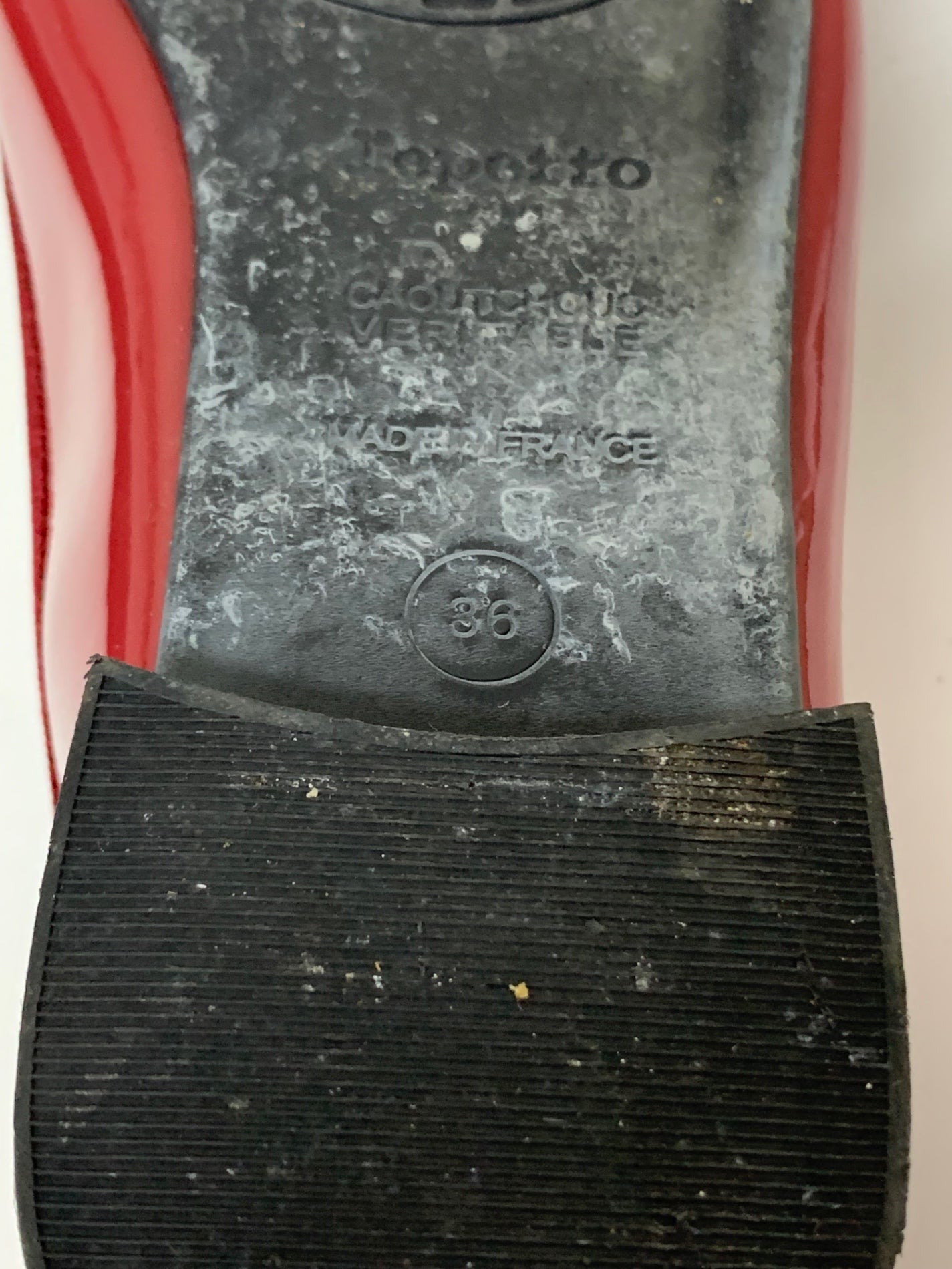 レペット バレエシューズ 36 ワインレッド エナメル | 中古ブランド品