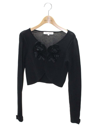 スーパービューティー ボレロ カーディガン 38 ブラック ITMPMY985O00